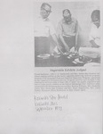 Newspaper Clipping, Vegetable Exhibits Judged, September 1973