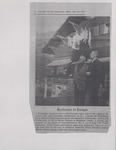 Newspaper Clipping, Buchanan in Europe, October 18, 1973