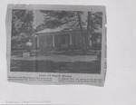 Newspaper Clipping, Lawn of the Month Winner, undated