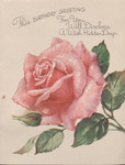 Birthday Card from the Hemingway Bible Class, December 7, 1953