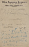 Handwritten Note, "There is no unbelief", undated
