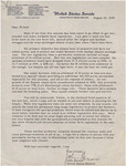 Letter, John C. Stennis to Mississippi Cooperative Extension Service Agents, August 25, 1958 by John C. Stennis