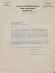 Letter, Jamie L. Whitten to James Franklin Buchanan, November 30, 1956 by Jamie L. Whitten