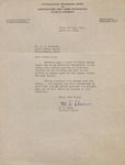 Letter, M. S. Shaw to James Franklin Buchanan, April 21, 1939 by M. S. Shaw