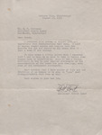 Letter, William M. Bost to James Franklin Buchanan, August 17, 1953 by William "Bill" H. Bost