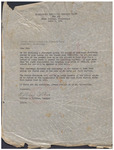 Letter, William J. Collins to James Franklin Buchanan, March 2, 1954