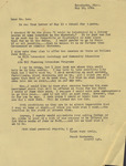 Letter, James Franklin Buchanan to Mr. Lee, May 16, 1964 by James Franklin Buchanan