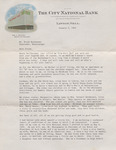 Letter, George C. Whitten to James Franklin Buchanan, January 5, 1965