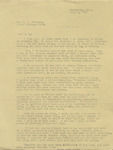 Letter, James Franklin Buchanan to W. R. Thompson, November 1, 1965 by James Franklin Buchanan