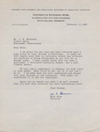 Letter, Mose Shaw to James Franklin Buchanan, February 11, 1961 by Mose Shaw