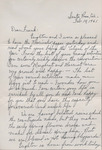 Letter, Miriam Ray to James Franklin Buchanan, February 14, 1961 by Miriam Ray