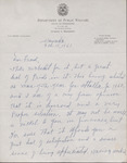 Letter, Nehster to James Franklin Buchanan, February 15, 1961