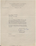 Letter, William L. Giles to James Franklin Buchanan, February 15, 1961