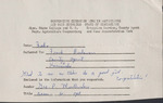 Letter, George P. Mullendare to James Franklin Buchanan, February 1961 by George P. Mullendare