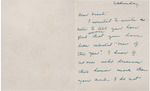 Greeting Card, Dot Smith to James Franklin Buchanan, February 1961 by Dot Smith