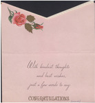Greeting Card, Gertrude to James Franklin Buchanan, February 1961