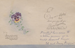 Greeting Card, Ed and Nancy Magano to James Franklin Buchanan, February 1961 by Ed Magano