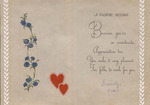 Greeting Card, Ethel to James Franklin Buchanan, February 1961