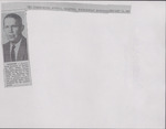 Newspaper Clipping, Honored, Commercial Appeal, February 15, 1961