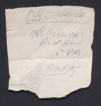 Note pages, 1968