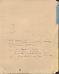 Folder with Content Notes, 1950