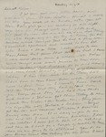 Letter, Jewel Jennings to Her Husband, Kelvie Jennings, July 28, 1942
