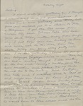 Letter, Jewel Jennings to Her Husband, Kelvie Jennings, July 21, 1942