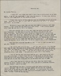 Letter, Jewel Jennings to Her Husband, Kelvie Jennings, 1942