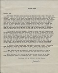 Letter, Jewel Jennings, to Her Husband, Kelvie Jennings, August 1942