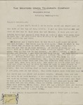 Letter, Jewel Jennings to Her Husband, Kelvie Jennings, August 29, 1942