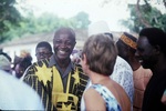Paramount Chief Zawana Sherman Smiling Amidst the Crowd by Jerry Boyd Jones