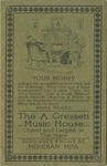 Mississippi Map and Advertisement Package for The A. Gressett Music House