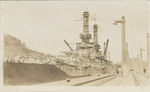 U. S. S. Mississippi Docked at the Panama Canal