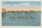 A Bathing Scene in the Pure, Clear Waters of Biloxi's Most Beautiful Beach