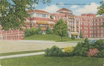 Baptist Hospital, A Large Red Brick Building on a Hill, Jackson, Mississippi