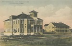 High School and Dormitory, Wiggins, Mississippi, Two Buildings