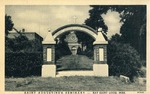 Arched Brick Pillar Entrance to St. Augustine's Seminary, Bay St. Louis, Mississippi