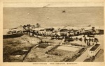 Inn-By-The-Sea, Pencil Drawn Arial View, Pass Christian, Mississippi