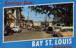 Greetings from Bay St. Louis Mississippi, Postcard Advertisement