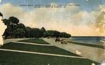 Double Beach Driveway Along the Mississippi Gulf Coast, The Beauty Spot of America