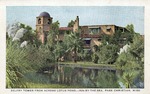 Belfry Tower Across from Lotus Pond at Inn By the Sea