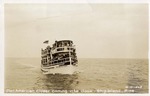 Pan American Clipper Coming Into Dock on Ship Island off the Gulf Coast of Mississippi