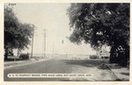 Entrance to U. S. Highway 90 Bridge, Two Miles Long, Bay St. Louis, Mississippi