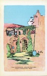 Drawing of the Entrance to the Inn-by-the-Sea, Pass Christian, Mississippi