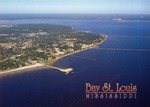 Bay St. Louis Coastline Aerial View