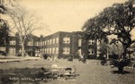 Reed Hotel Courtyard and Entrance with Lawn Furniture, Bay St. Louis, Mississippi