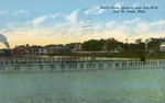 Beach View Showing The Sea Wall, Bay St. Louis, Mississippi