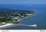 Aerial View of the Western Shore of Bay St. Louis, Mississippi