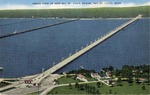 Aerial Drawing of Bay St. Louis Bridge