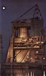 Moonlit Photo of NASA S-II Test Stand